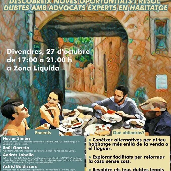 Participación de miembros de la Cátedra a una jornada en Riba-Roja d’Ebre