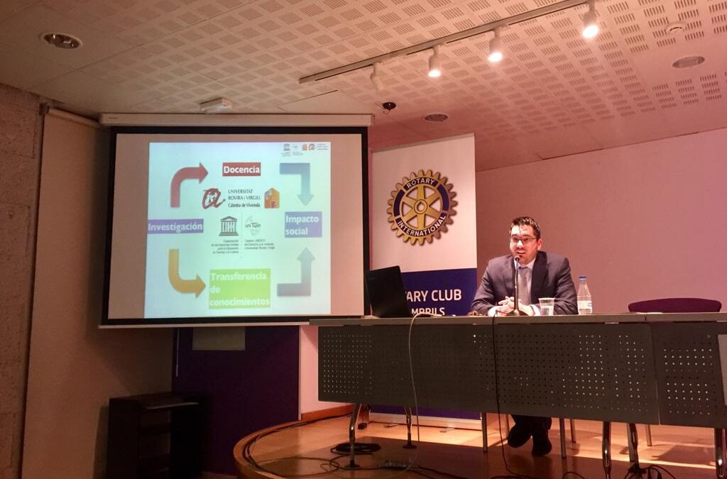 Conferencia al Campus Extenso de la URV sobre la ocupación ilegal de viviendas