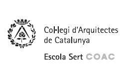 The researcher Gemma Caballé teaches a training session in the Postgraduate course on housing policies at SERT school of the COAC