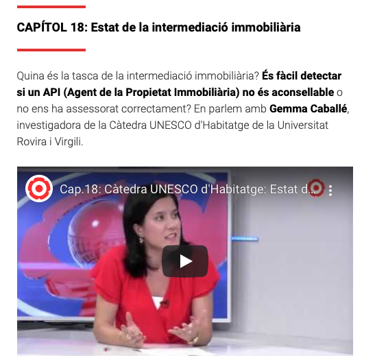 Interview in Canal Reus