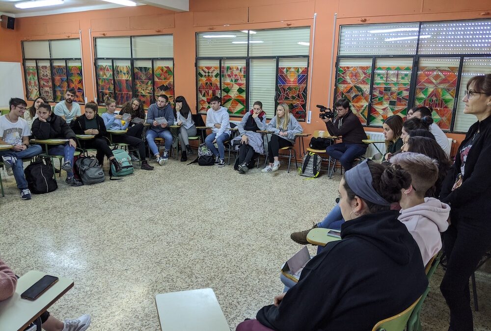“The Threshold” simulation experience for Social Integration students at the Gaudí High School in Reus