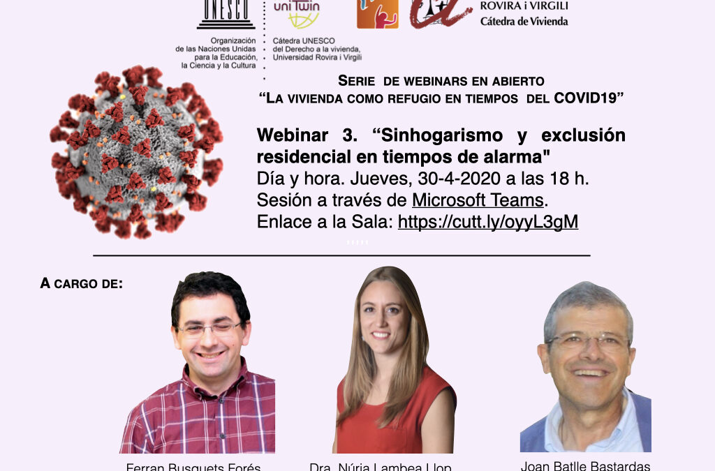 Grabación del tercer webinar