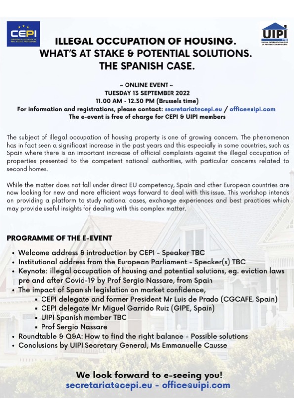 CEPI & UIPI conference