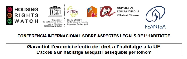Conferència internacional: L’accés a un habitatge adequat i assequible per tothom